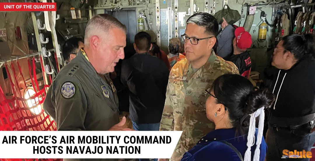 Air Force’s Air Mobility Command Hosts Navajo Nation