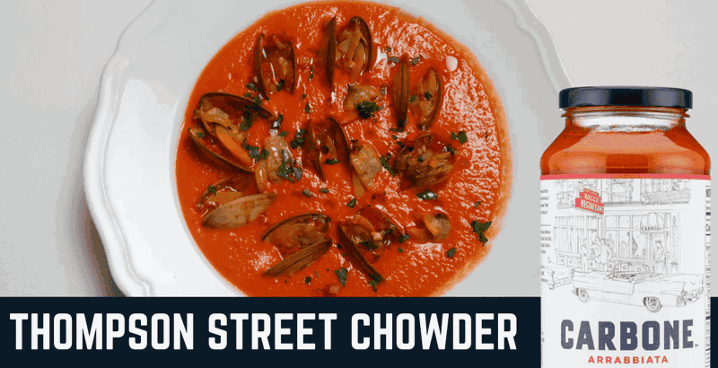 A warm bowl of Thompson Street Chowder