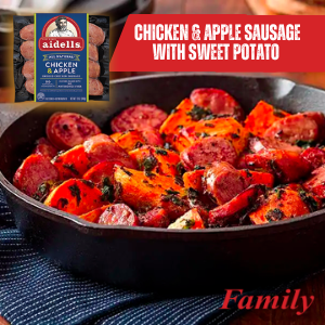 Chicken & Apple Sausage with Sweet Potato