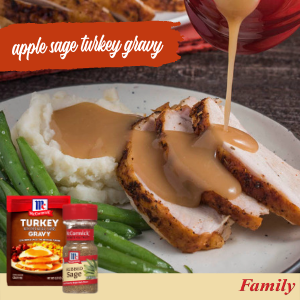 Apple Sage Turkey Gravy