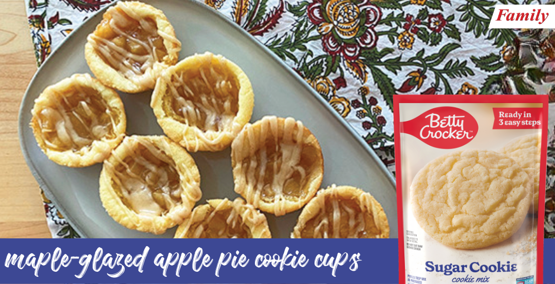 Maple-Glazed Apple Pie Cookie Cups