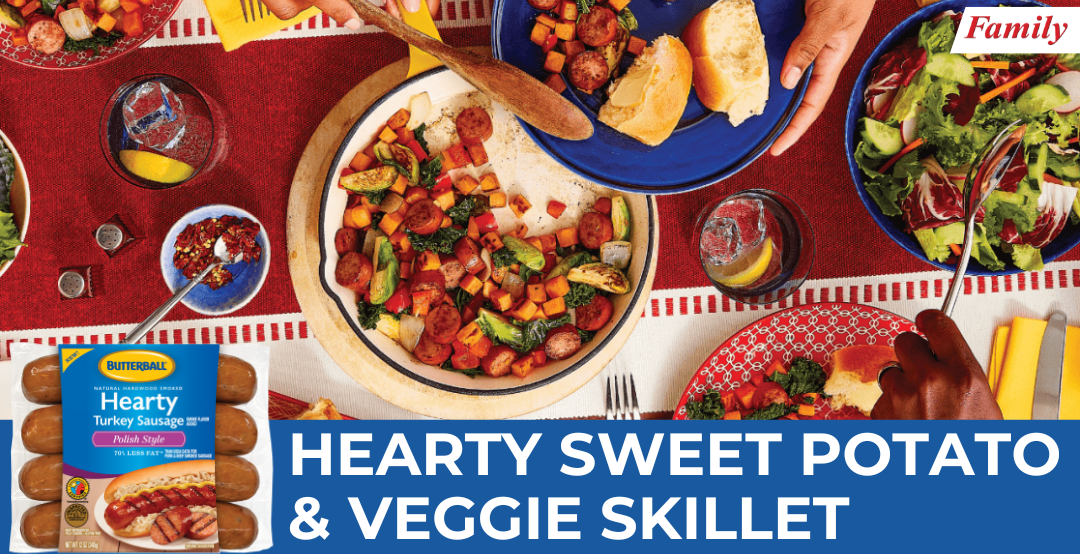 Hearty Sweet Potato & Veggie Skillet