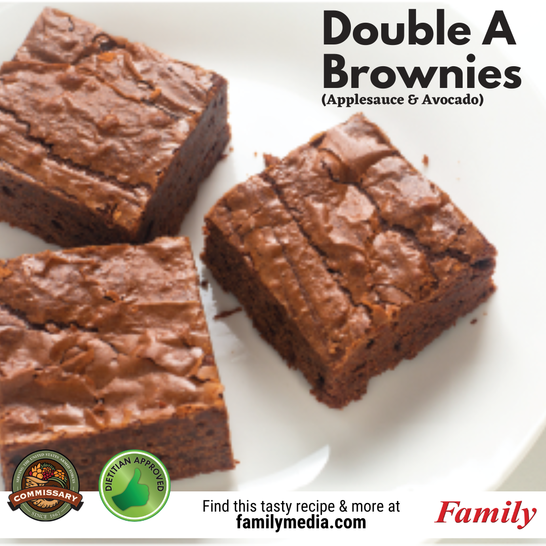 It’s Worth the Trip! Double A Brownies (Applesauce & Avocado)