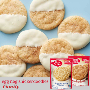 Egg Nog Snickerdoodles