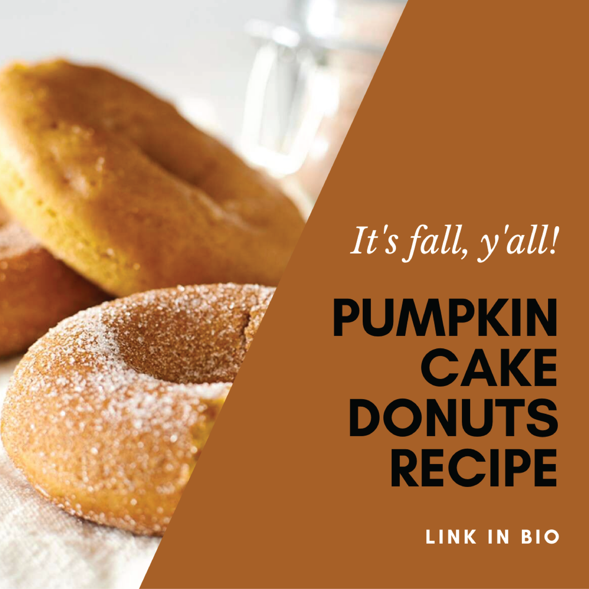 Pumpkin Cake Donuts