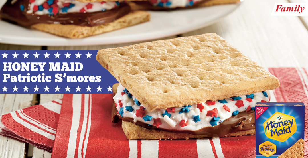 HONEY MAID Patriotic S’mores