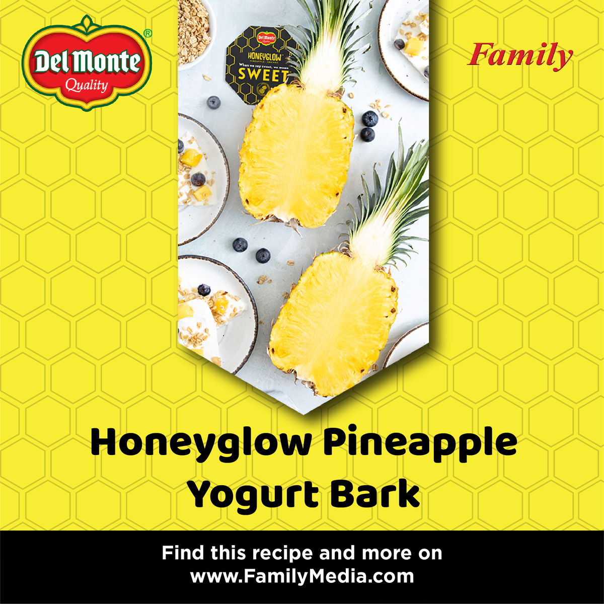 Honeyglow Pineapple Yogurt Bark