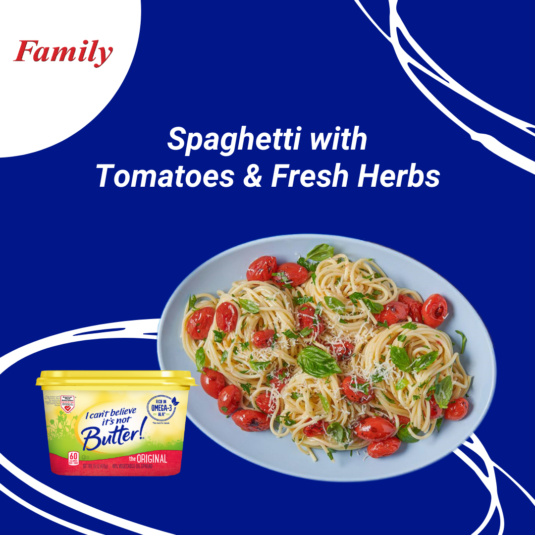 Spaghetti with Tomatoes & Fresh Herbs