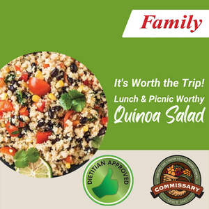 It’s Worth the Trip! Lunch & Picnic Worthy Quinoa Salad