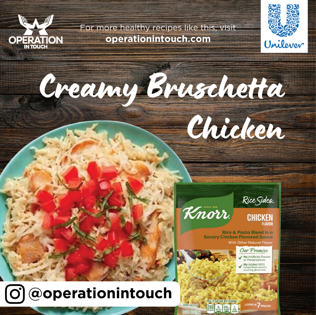 Creamy Bruschetta Chicken