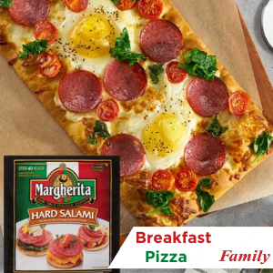 Margherita Breakfast Pizza